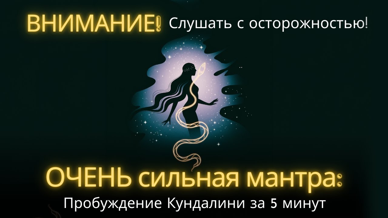 Мантра Пробуждения Кундалини: Слушать с осторожностью! Энергия, которая трансформирует всё внутри
