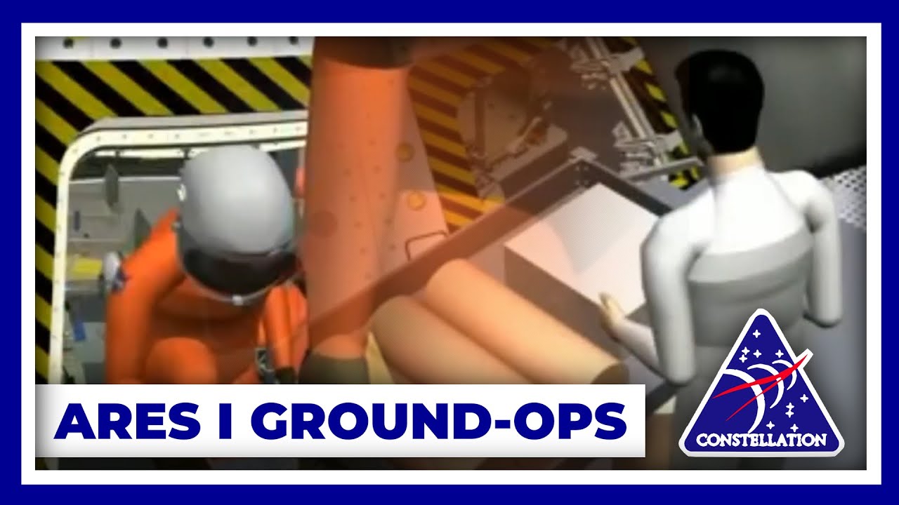 Constellation Program Ares I Ground Operations and Stacking Animation