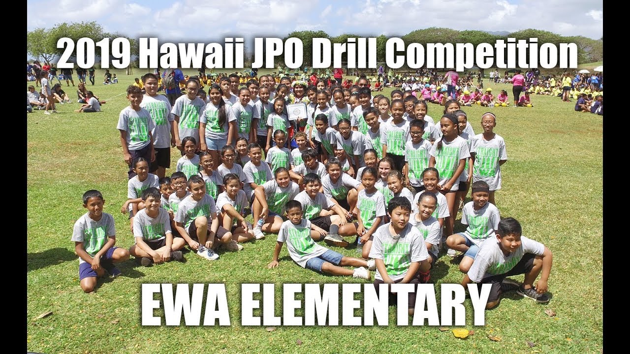 2019 Hawaii JPO Drill Competition Ewa Elementary