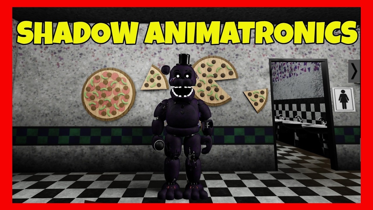 How to get SHADOW ANIMATRONICS Badge in FIVE NIGHTS OF ROLEPLAY Roblox [ Shadow Freddy and Bonnie ]