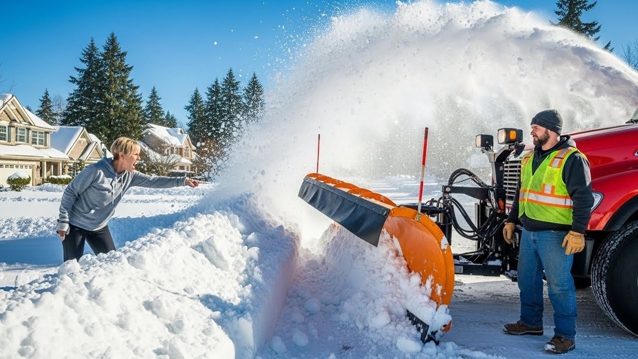 HOA Karen Demanded My Snowplow Service for Free, So I Buried Her Driveway Exit Instead