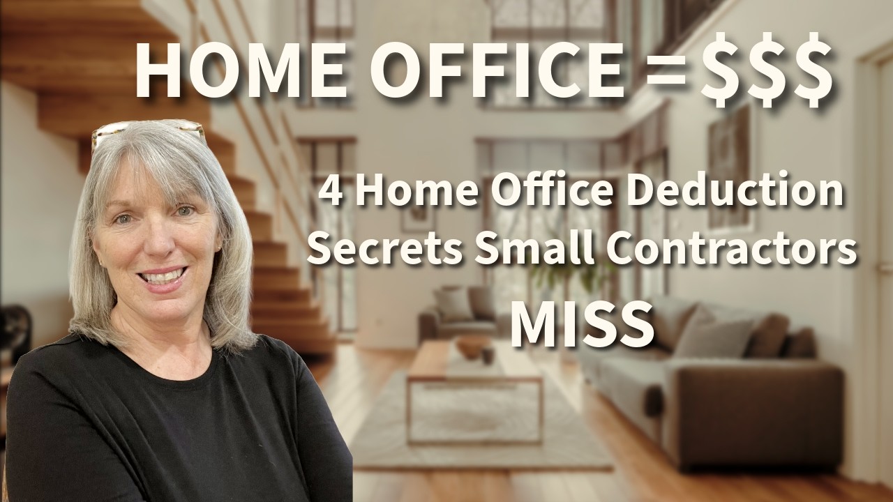 4 Things Small Contractors Must Know For Home Office Deduction.