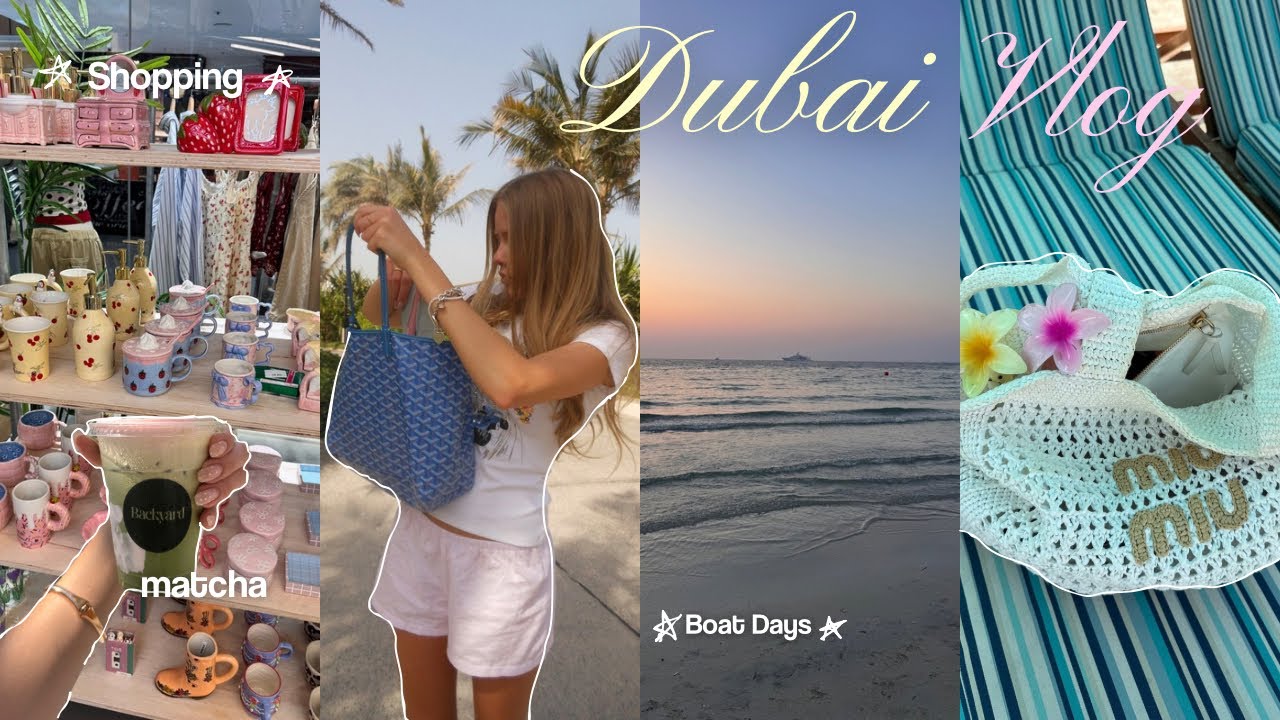 dubai vlog 🍵👙🐚