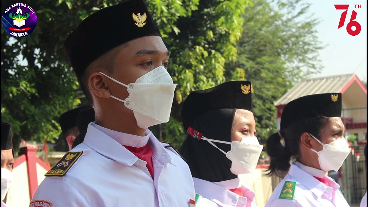 UPACARA HUT KE-76 RI • SMA KARTIKA VIII-1 • 17 AGUSTUS 2021