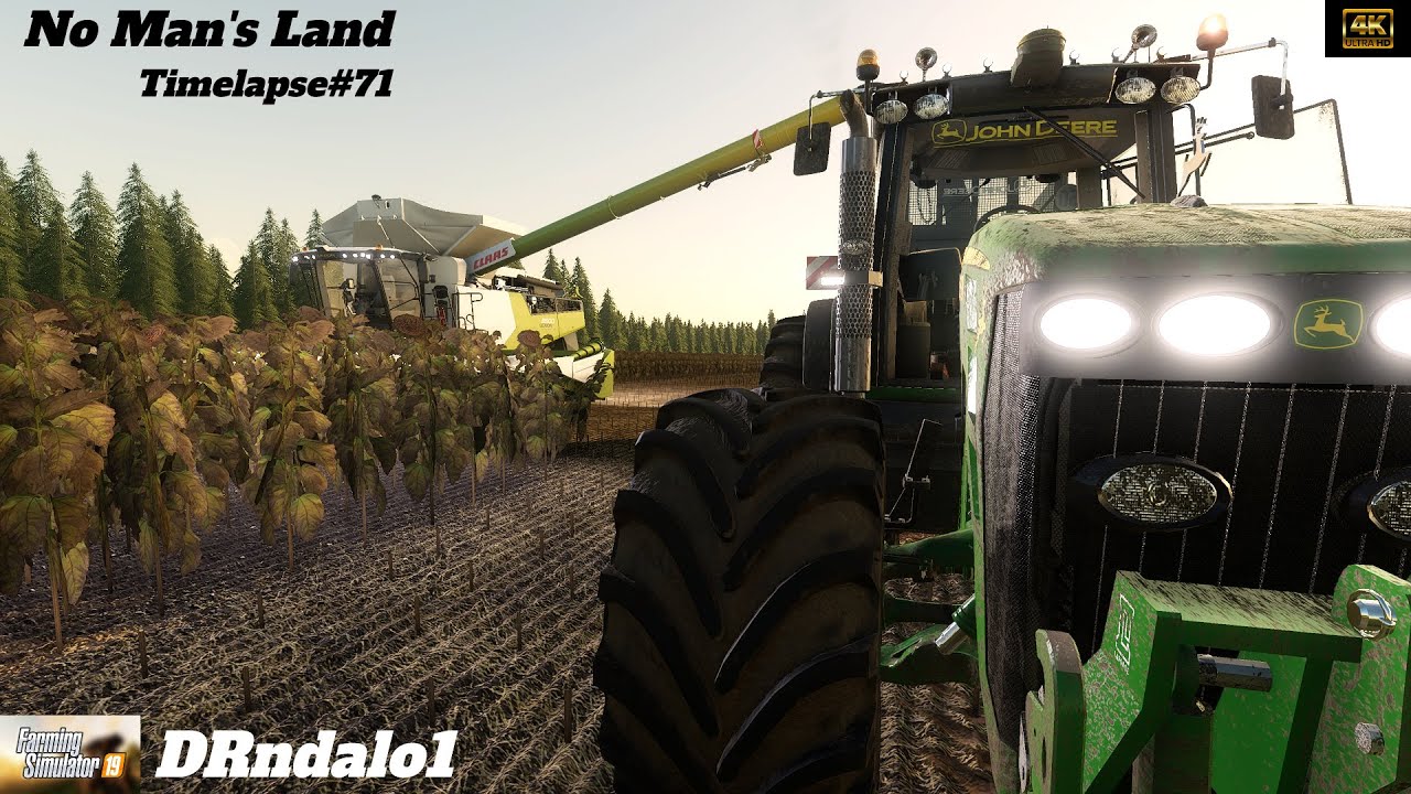FS19 colecting hay/farm care/harwesting sunflower/No Man's Land/Timelapse#71