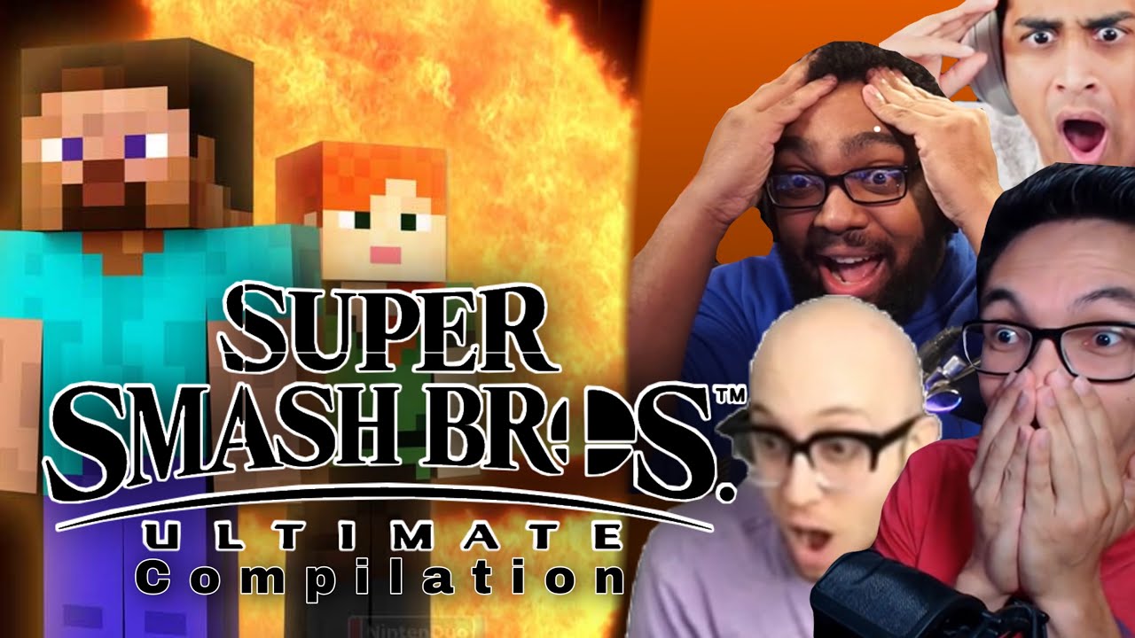 YOUTUBERS reaccionan a STEVE en SUPER SMASH BROS ULTIMATE