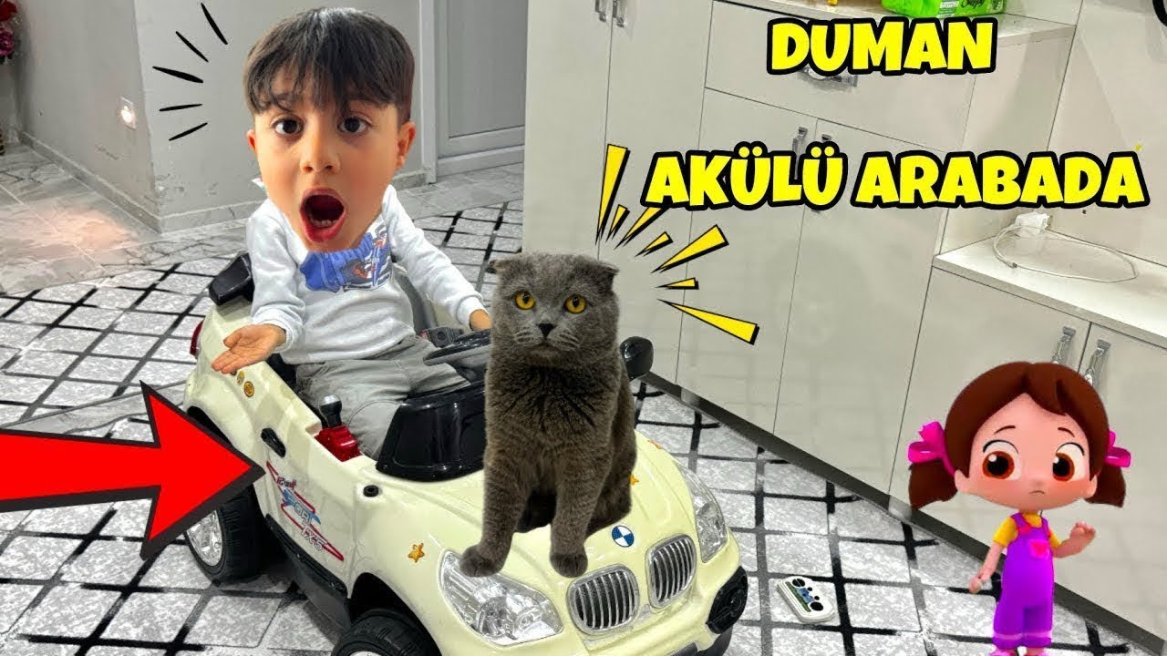 POYRAZ BEYAZ AK&Uuml;L&Uuml; ARABASIYLA DUMANI GEZDİRİYOR !