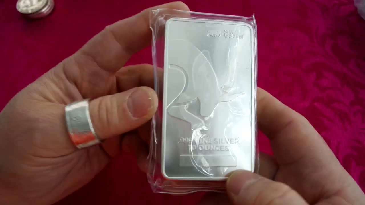 Bought A 10oz Bar Of Pure Silver Off The Internet. #10ozsilverbar @Silvergoldbull