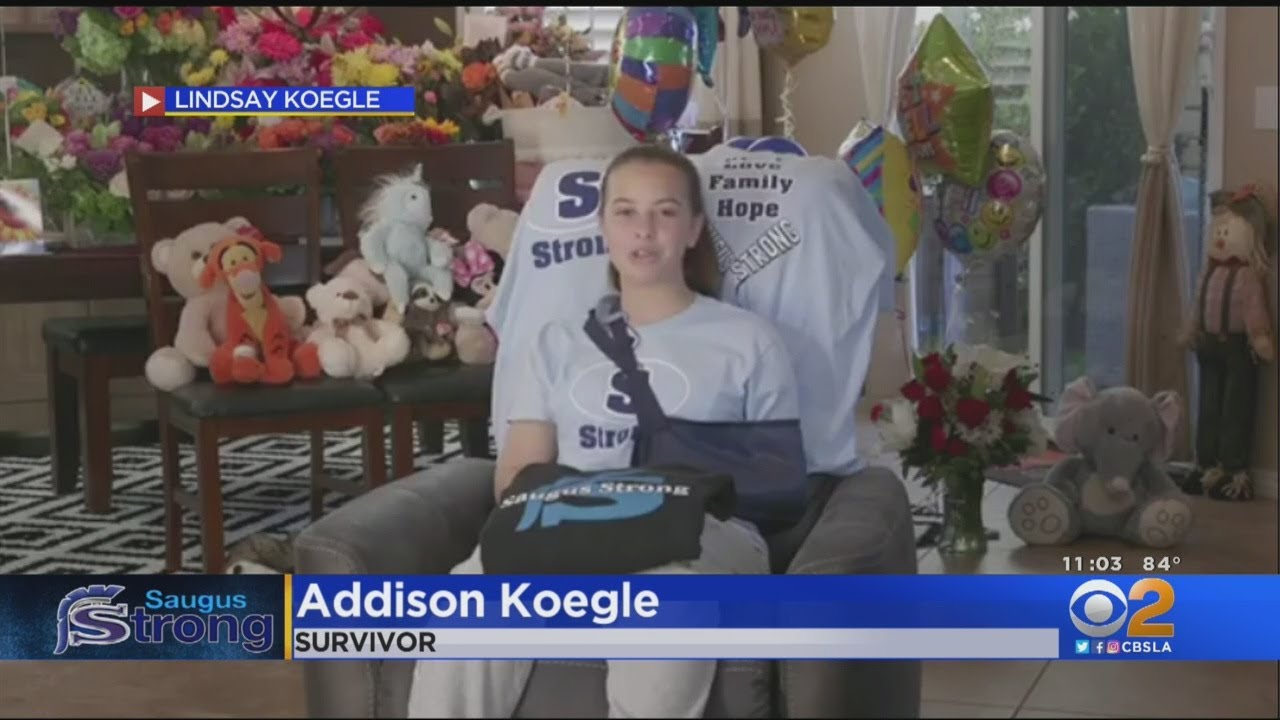 'I Am Doing Well': Saugus High School Shooting Survivor Releases Video Statement