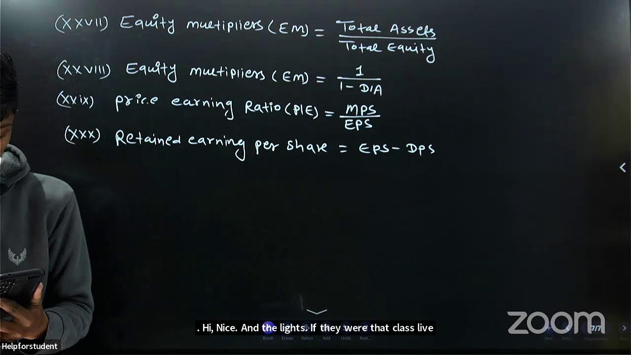 BBS 2nd years // Finance class // Ratio Analysis // Day-1