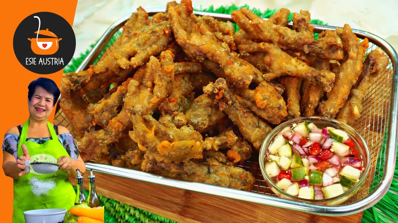 CRISPY FRIED CHICKEN FEET | CHICKEN FEET RECIPE | ESIE AUSTRIA