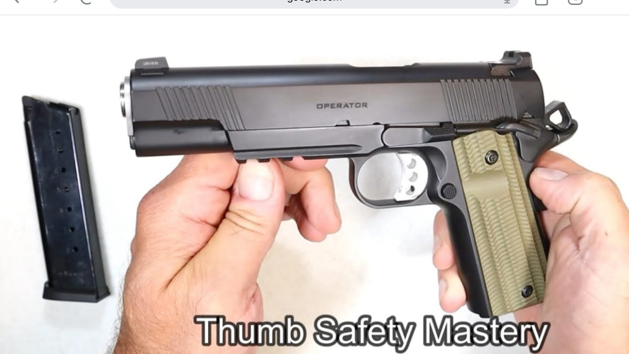 1911 PAANO PALAMBUTIN ANG PAG KASA, BAKIT PAG PUMUTOK NAG AUTO SAFETY, AYAW MAG OPEN CHAMBER.