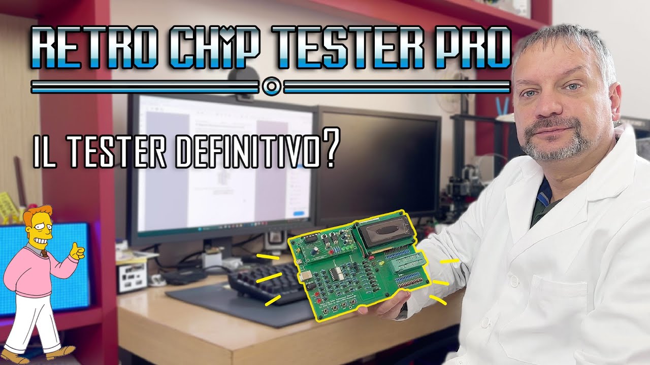 RV080: Retro Chip Tester Pro - Costruiamo e proviamo il tester tutto fare anche per le ROM 23xx