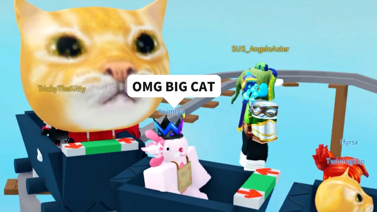 Кот Стронк получил админку в Roblox Cart Ride