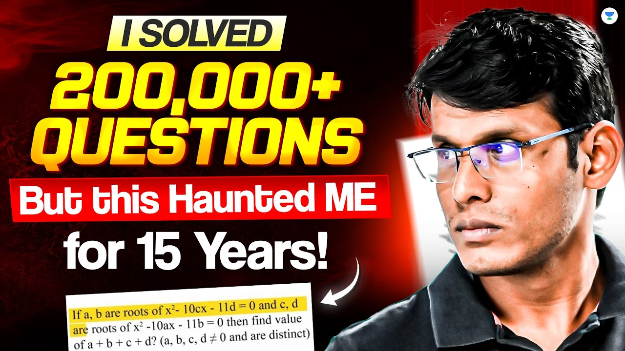 The Most Dangerous JEE Advanced Question Ever? 🔥