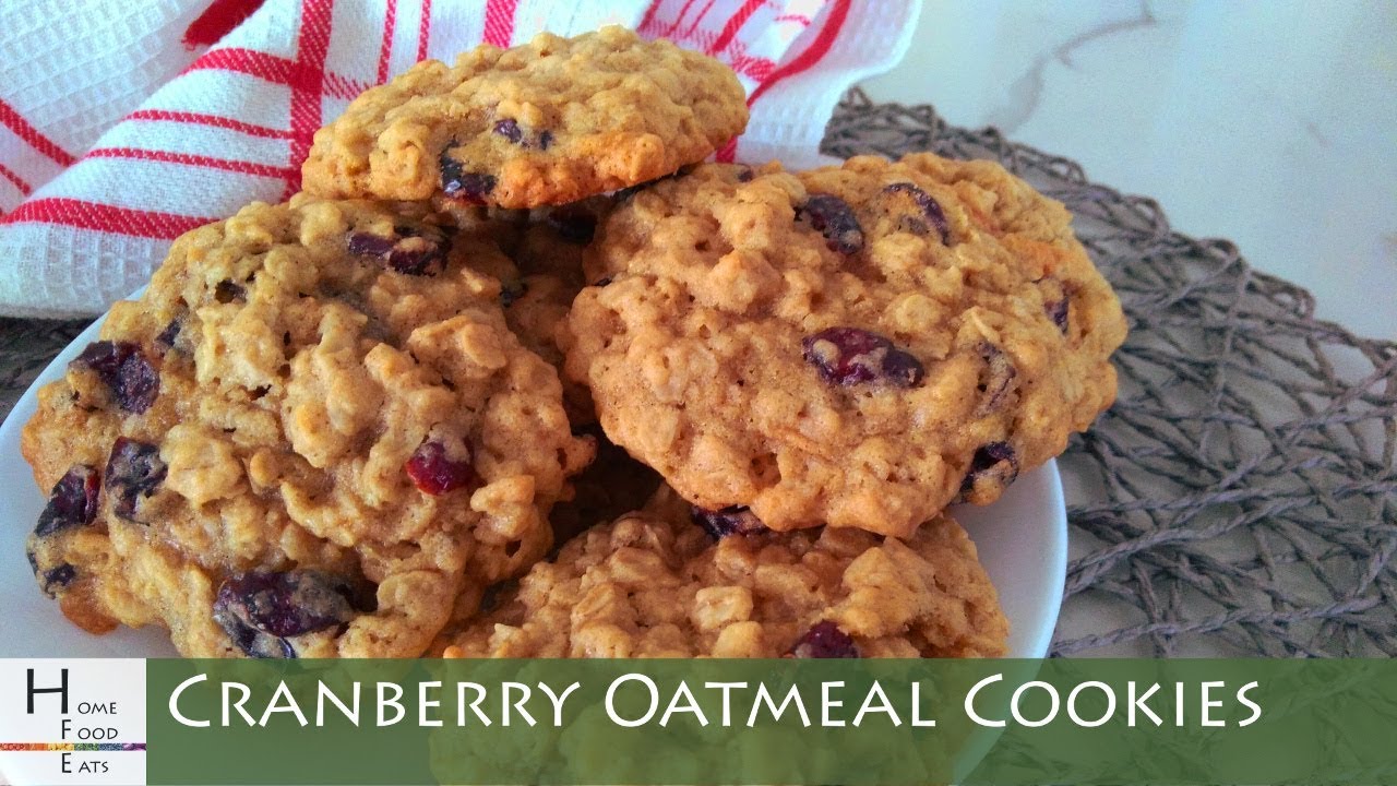 Cranberry Oatmeal Cookies | Homefoodeats