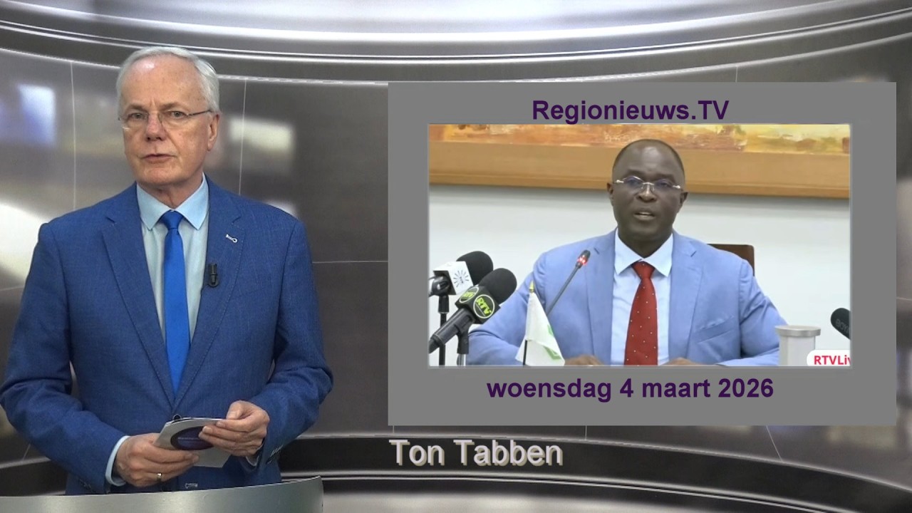 Regionieuws TV Suriname 4 maart  2026 ►Hellings haalt uit naar Brunswijk ►Rozenhout onschuldig ►