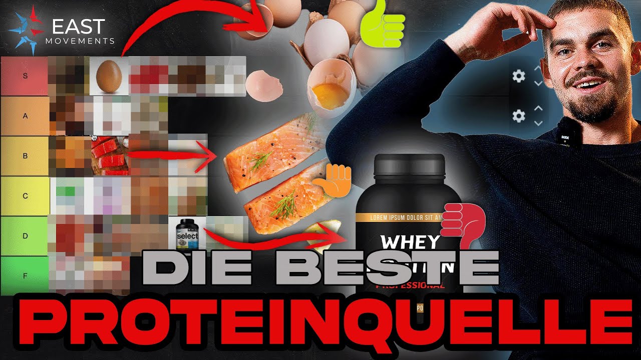 TIER LIST: DAS SIND DIE BESTEN PROTEINQUELLEN!!!