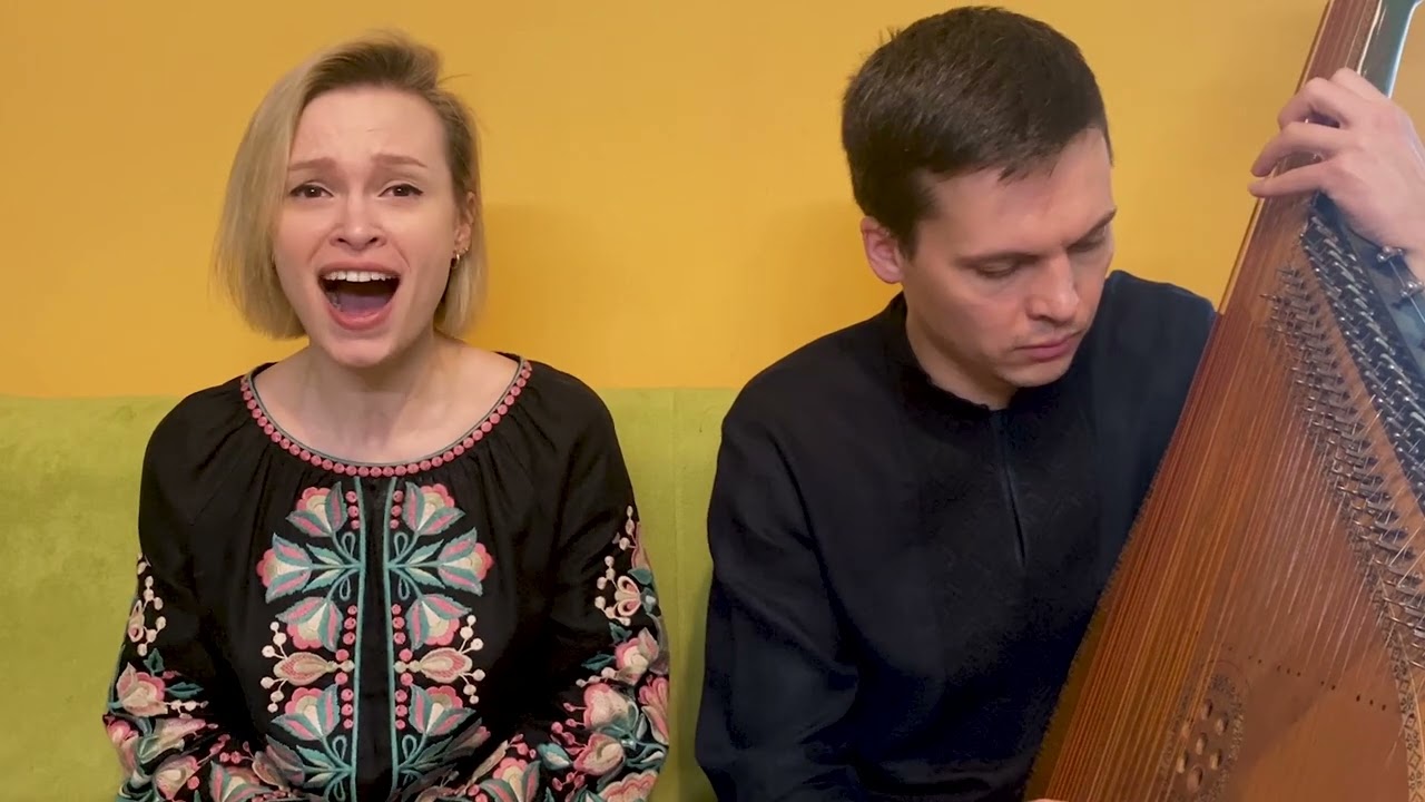 Margarita Meleshko & Yaroslav Dzhus performing Komandant Sava before bomb attack in Kyiv