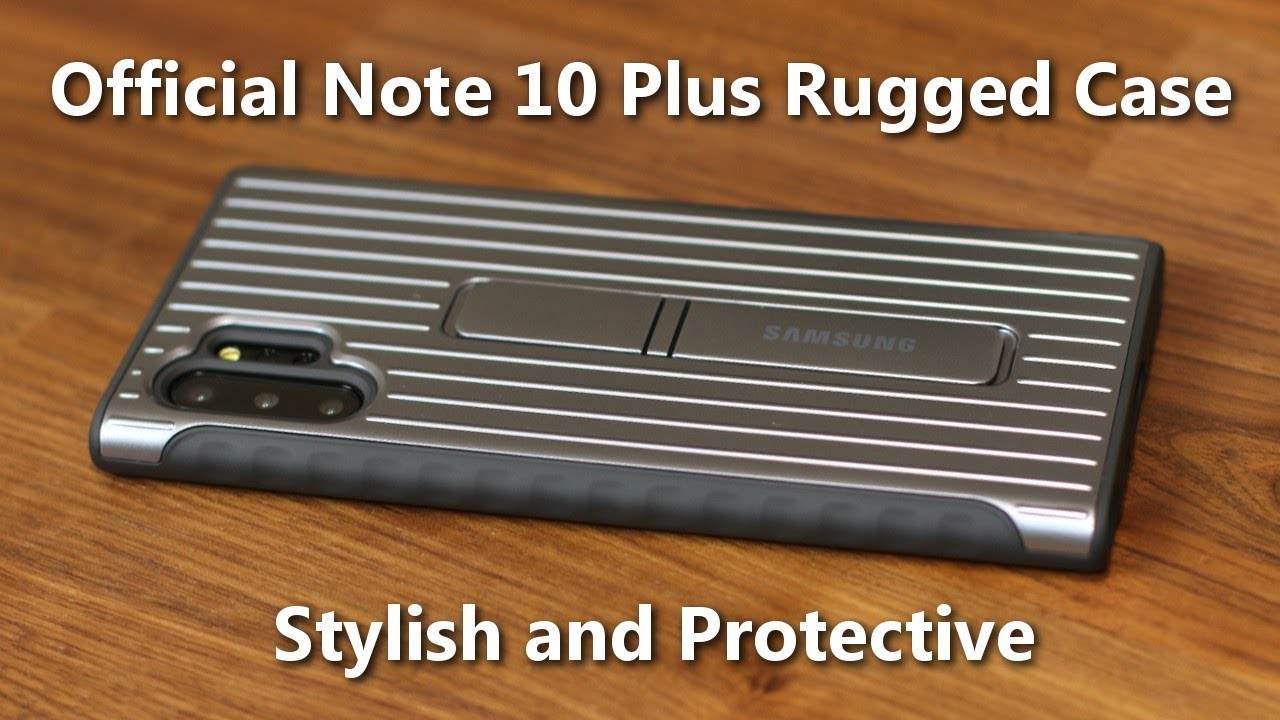 Official Samsung Galaxy Note 10 Plus Rugged Protective Case (w/ Kickstand)