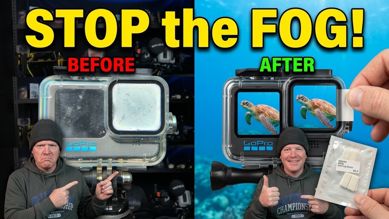 How to stop your Action Camera from fogging up underwater!