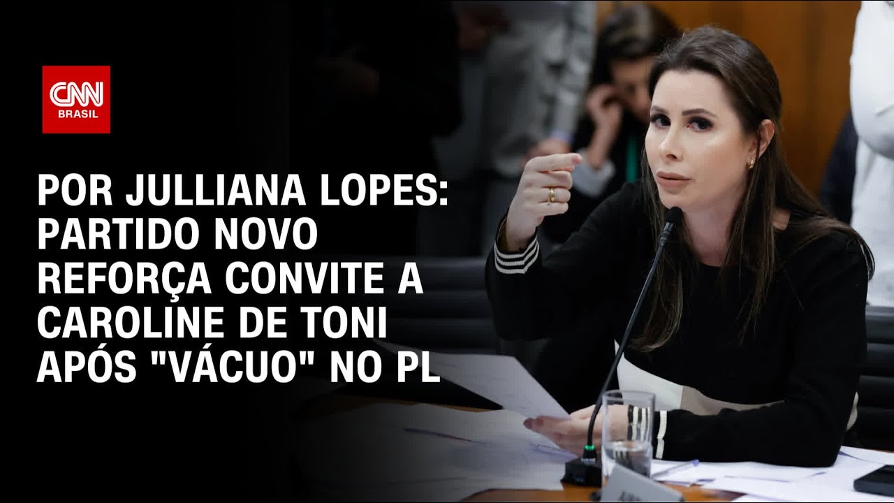 Partido Novo reforça convite a Caroline de Toni | HORA H