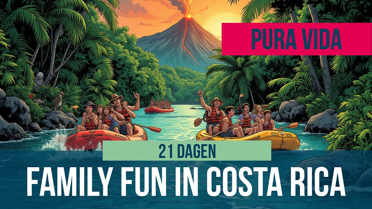 In 21 dagen dwars door Costa Rica. Van Regenwoud tot Raften!