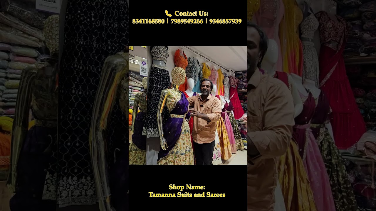🔥కండ్లు కాయలయ్యే Half Sarees ✨| Tamanna Suits and Sarees | Ethnic Wear Collections  #lehenga #dress