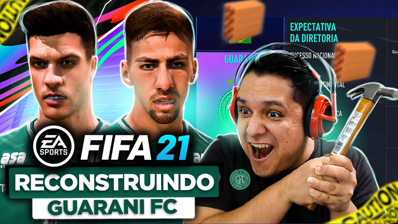 RECONSTRUINDO O GUARANI! ÉPICO!! FIFA 21 Modo Carreira!! 💚🏆