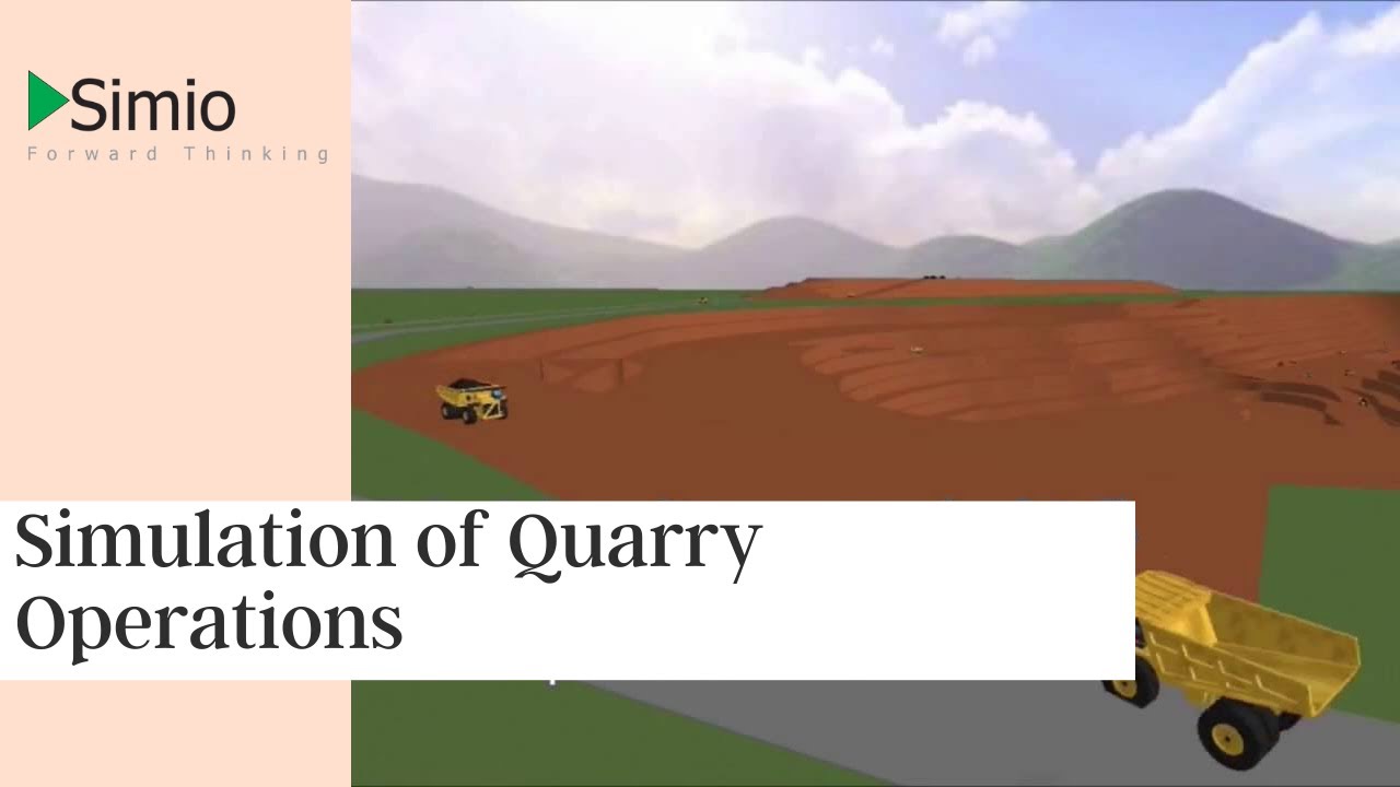 Simio Tutorial | Quarry Truck-Shovel Operations | Mining model