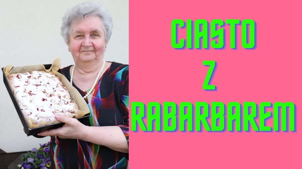 Ciasto z rabarbarem