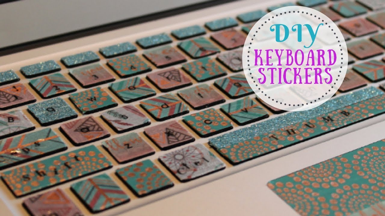 DIY Keyboard Stickers Decal | MacBook Keyboard | Fun Idea