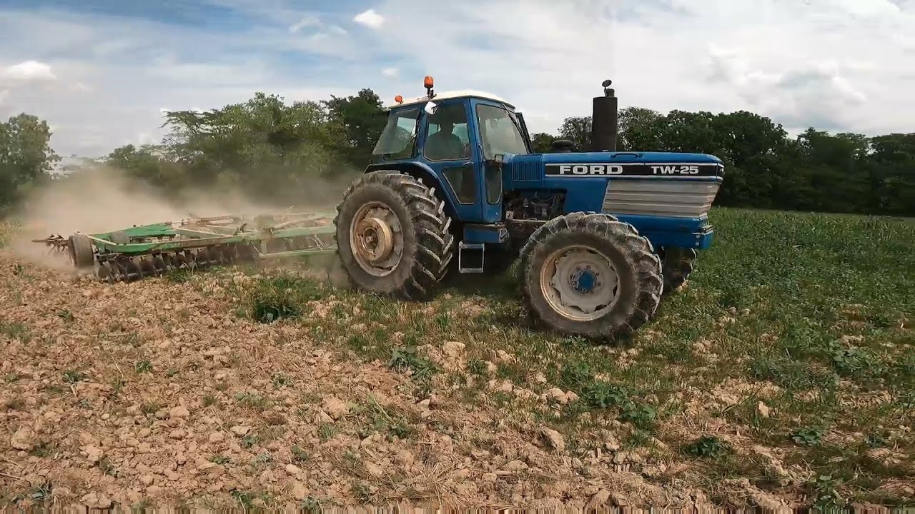 Testing the TW25 Ford on the Big Deutz Disk