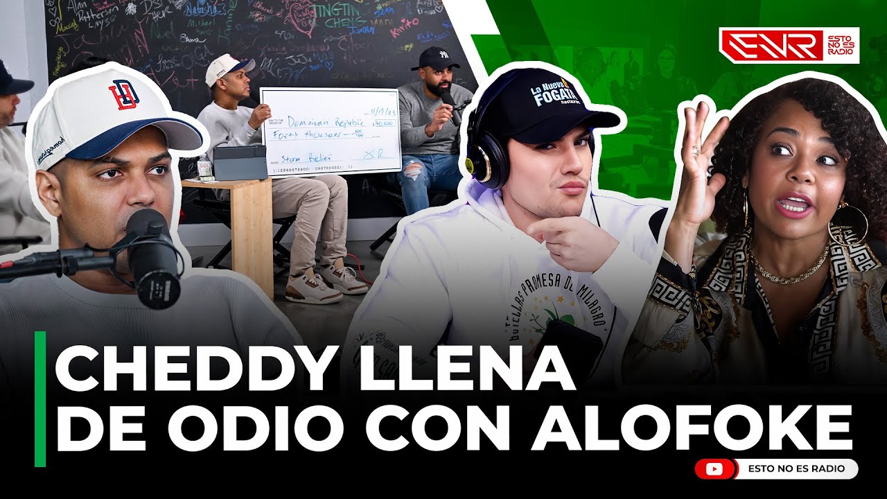 CHEDDY LLENA DE ODIO CON ALOFOKE POR DONAR A AFECTADOS POR LLUVIAS (ESTO NO ES BOCHINCHE)