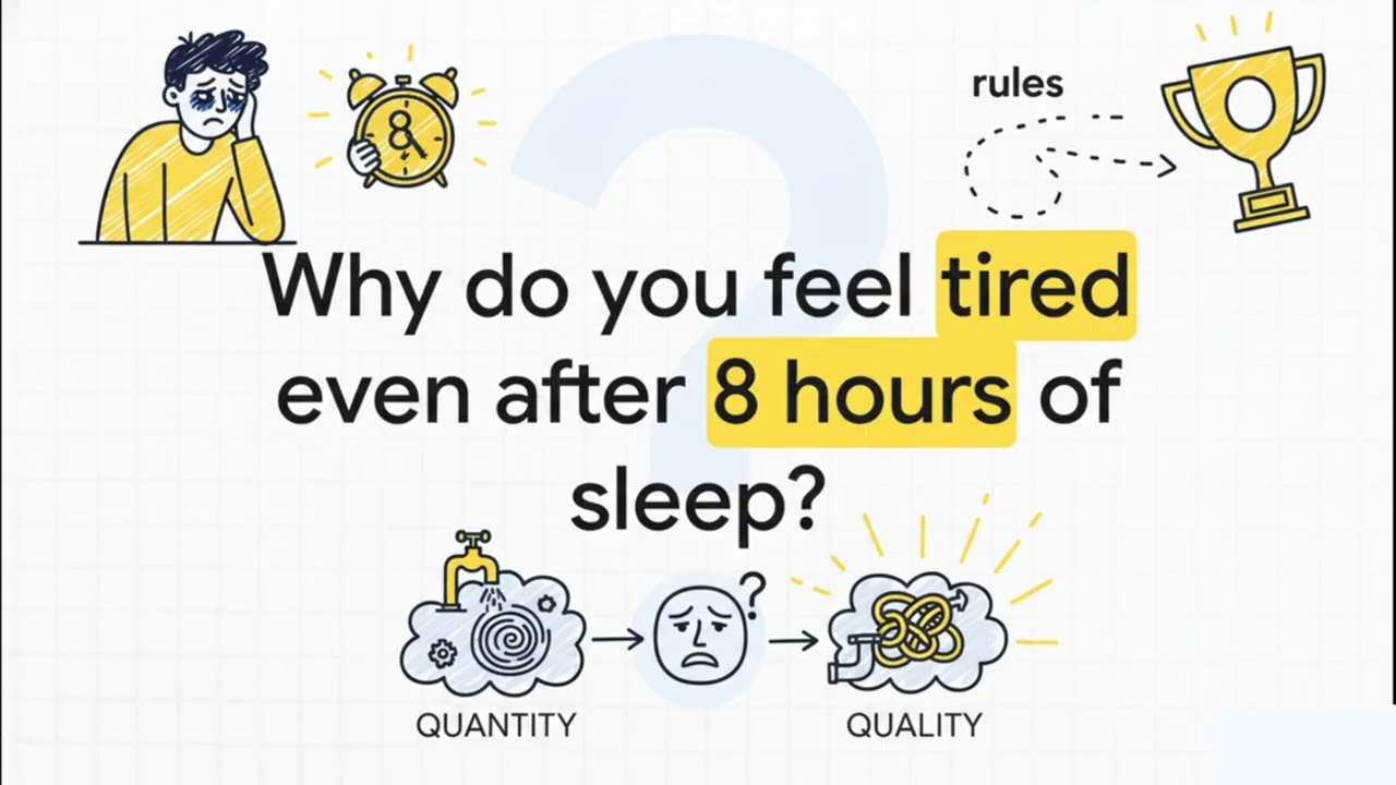 Tired After 8 Hours Sleep #shortvideo #animation #youtube #motivation #horrorstories #coincidences