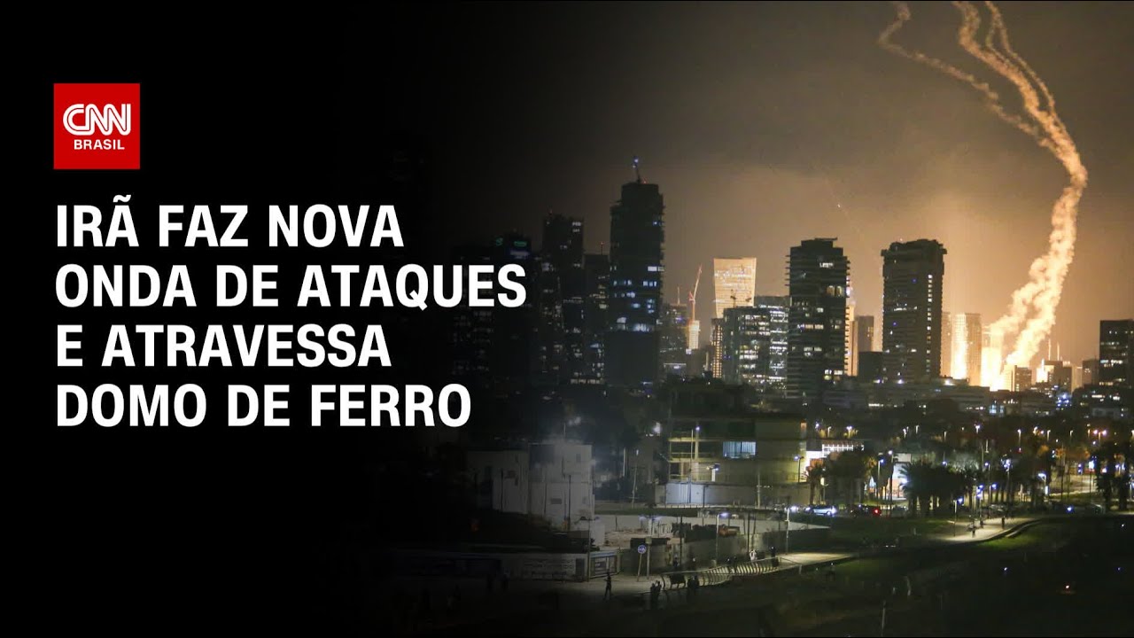Ataques de drones do Irã atravessam defesa aérea de Israel | AGORA CNN