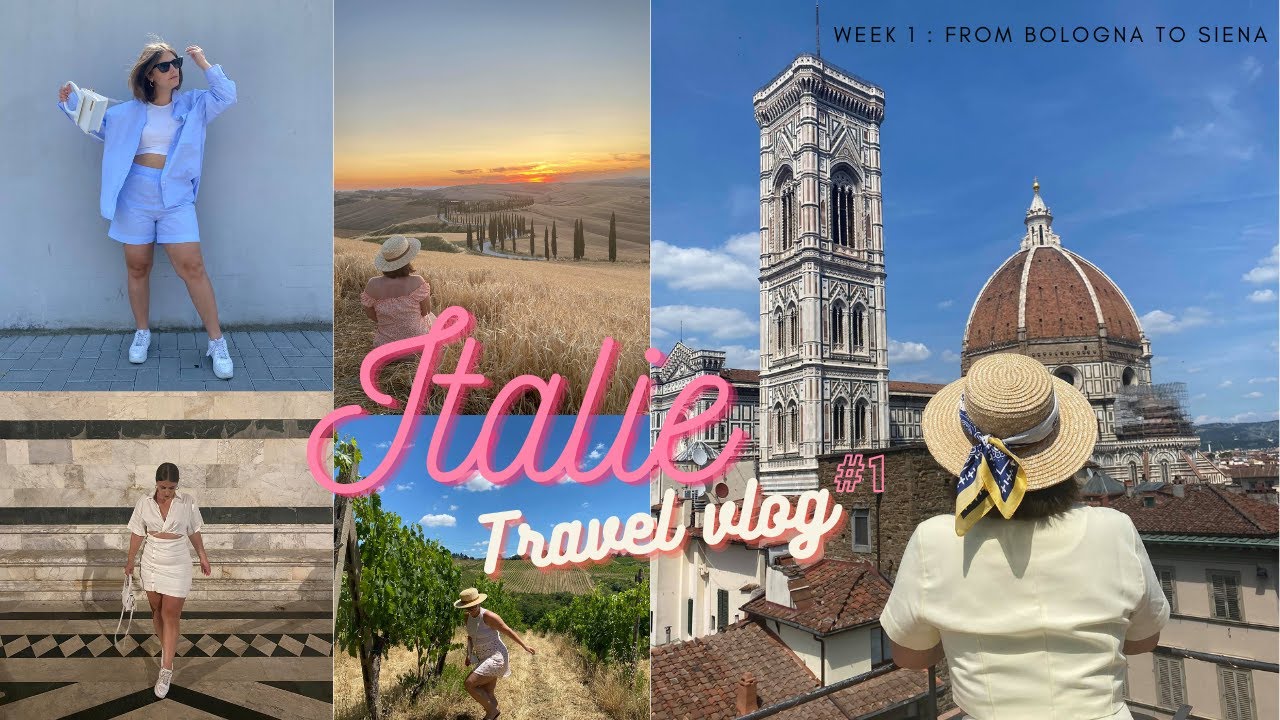 VLOG : ROAD TRIP ITALIE (TOSCANE)  - PARTIE 1: Bologne, outlets, Florence, vallée du Chianti, Sienne