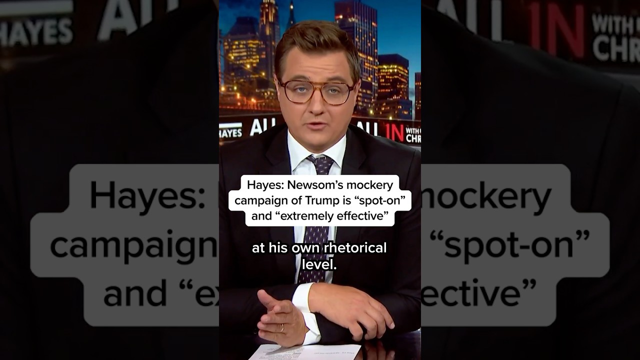 Hayes: Newsom's mockery campaign of Trump is 'SPOT-ON'