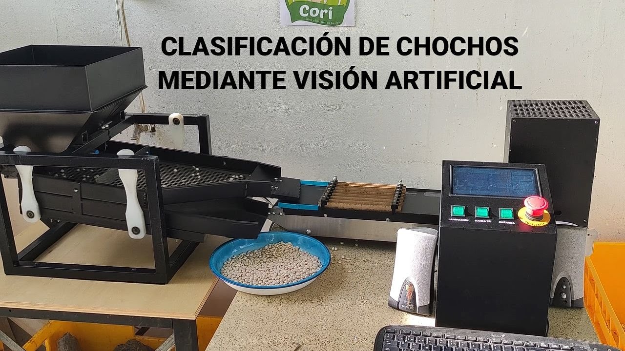 Sistema automatizado de clasificación de chochos mediante visión artificial