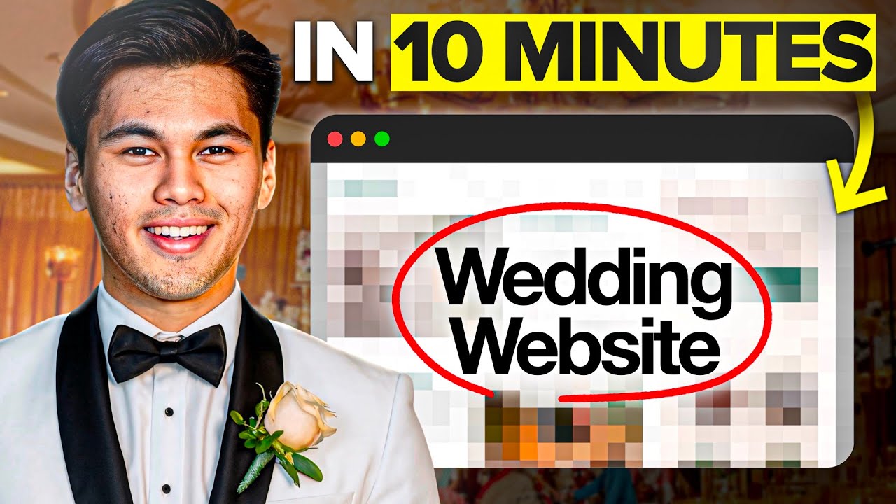 How To Make a Wedding Website In 10 Minutes