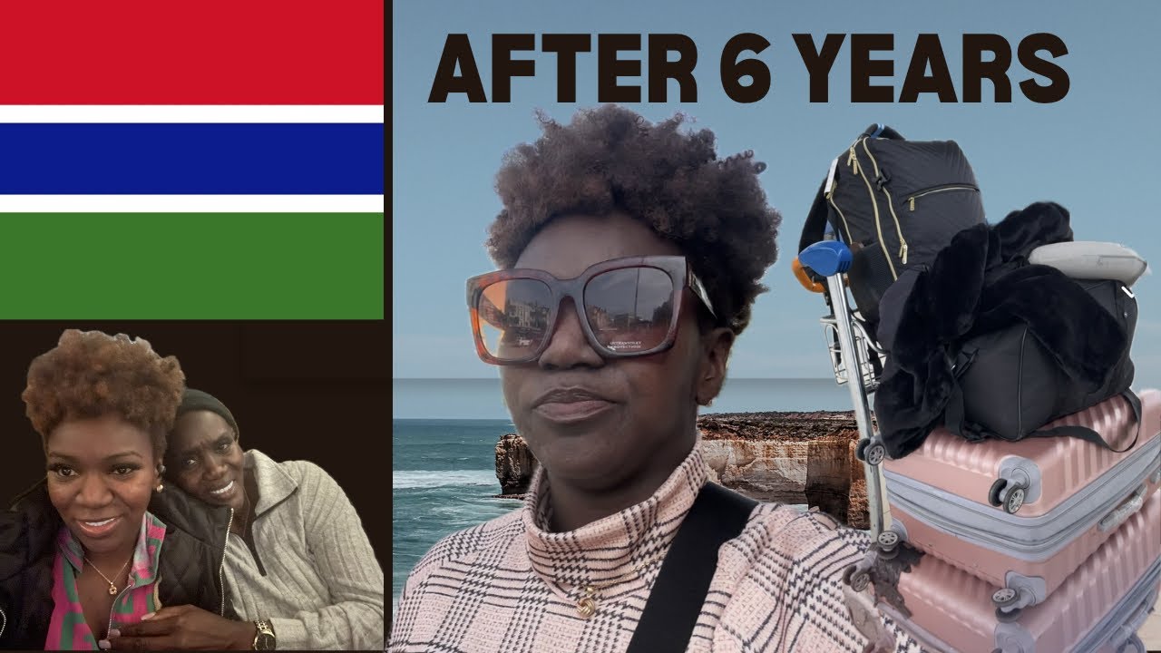 The Gambia : Travel vlog I’m home After 6 years 🇬🇲 ,( Emotional)😭#travelvlog Going to The Gambia