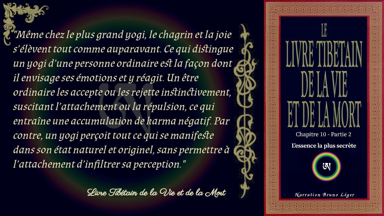 Livre Tibétain de la Vie et de la Mort - 10 - L'essence la plus secrète (2/2) [Dzogchen]