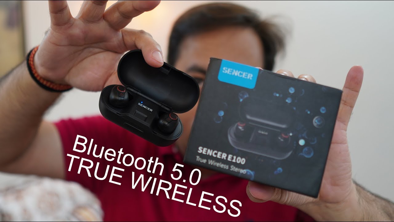 Sencer E100 true Bluetooth 5.0 earbuds for Rs. 2,899