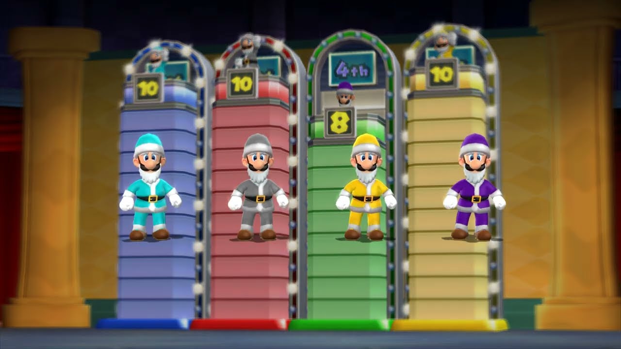 Mario Party 9 Waluigi Vs Wario Vs Koopa Vs Kamek