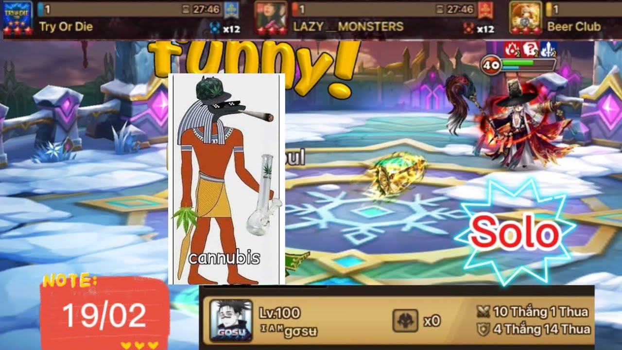 [SW] TATAKAE Inunu. 10-1 G3 SIEGE: Try Or Die⚔️ Beer Club⚔️LAZY_MONTERS 