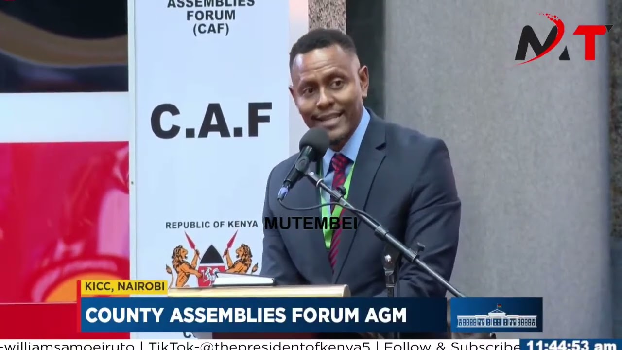 LISTEN TO WHAT THIS IG SAID INFRONT OF PRES RUTO IN COUNTY ASSEMBLIES FORUM