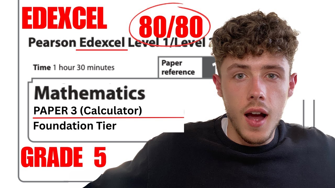 GCSE Maths Edexcel Paper 3 Foundation | How to get a Grade 5