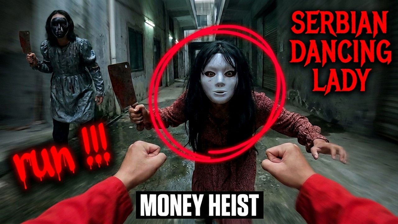 SERBIAN DANCING LADY vs MONEY HEIST ESCAPE IN REAL LIFE 5.0 | Parkour POV HORROR Movie Chase