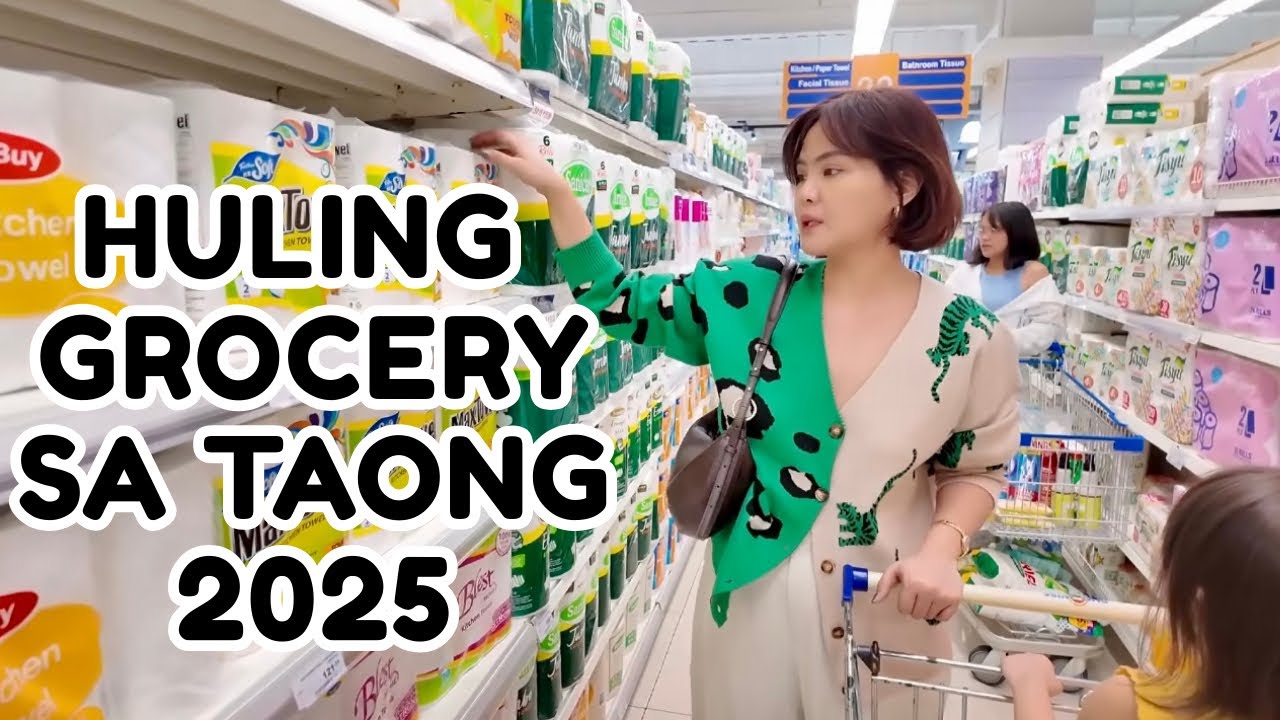 HULING GROCERY SHOPPING SA TAONG 2025! PINUNO ANG PANTRY! | AustriaFamilyVlogs