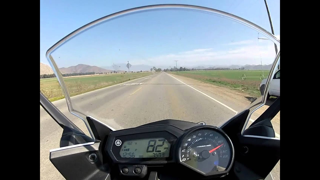 YAMAHA FZ6R TOP SPEED